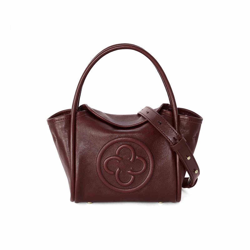 Borsa a tracolla monospalla plissettata in pelle di vacchetta, stile New Angel, da donna, colore: Rosa Kaisile_voghion.com