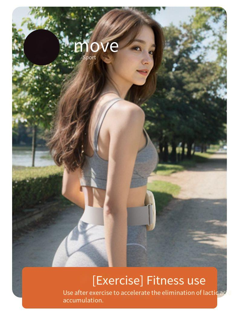 Lazy Fat Burning Machine Heating Massage Belt Slim Belly Weight Loss Device Abdominal Massager_voghion.com