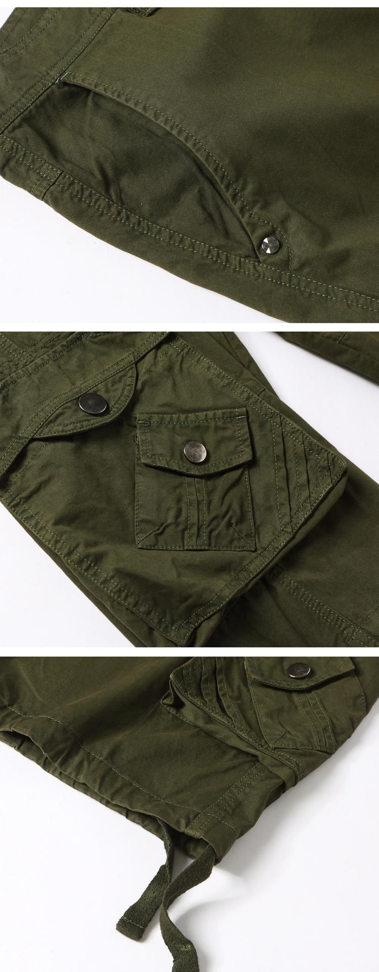 Calças masculinas 5 pontos, moda verão, 5 pontos, multibolsas, hip hop, skate, soltas, camufladas, calças 5 pontos_voghion.com