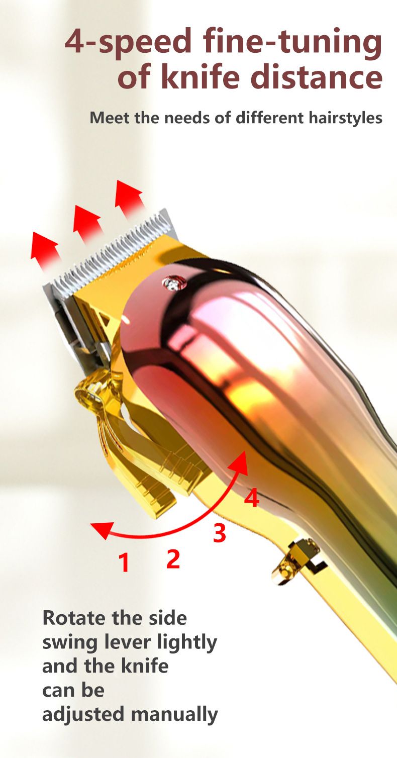 Grenzüberschreitender elektrischer Haarschneider mit neuer Farbspiegel-Haarschneidemaschine, elektrischer Haarschneider, leistungsstarke Friseurwerkzeuge, elektrischer Haarschneider, Friseurschere_voghion.com