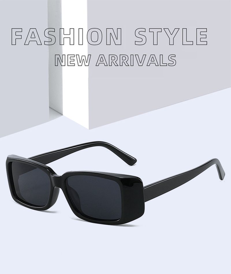 2025 Trendy Square Sunglasses - Water Transfer Small Frame With UV400 Protection (Unisex, Rectangular Cut Edge Design)_voghion.com