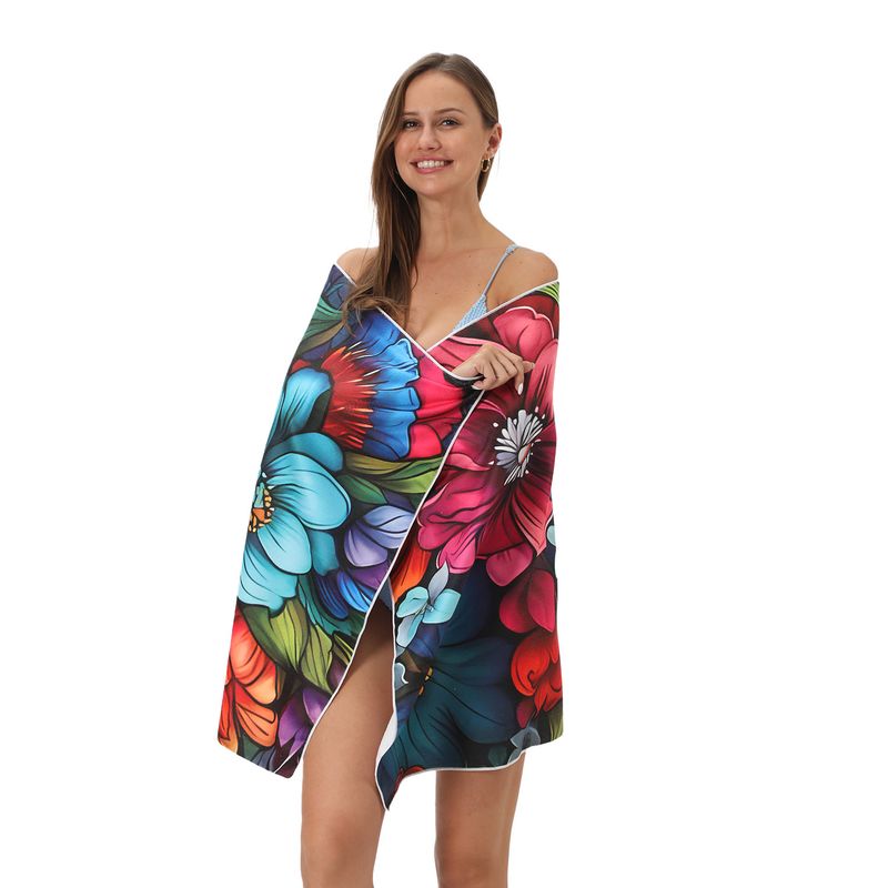 Toallas de natación Toalla de playa Toalla absorbente de microfibra personalizada Toalla de playa para nadar y surfear_voghion.com