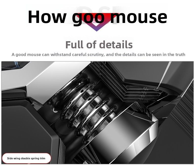 Silver Eagle V2 Wired Keyboard Mouse Set USB Desktop Computer Laptop Gaming Mechanical Feel E-sports Peripheral_voghion.com