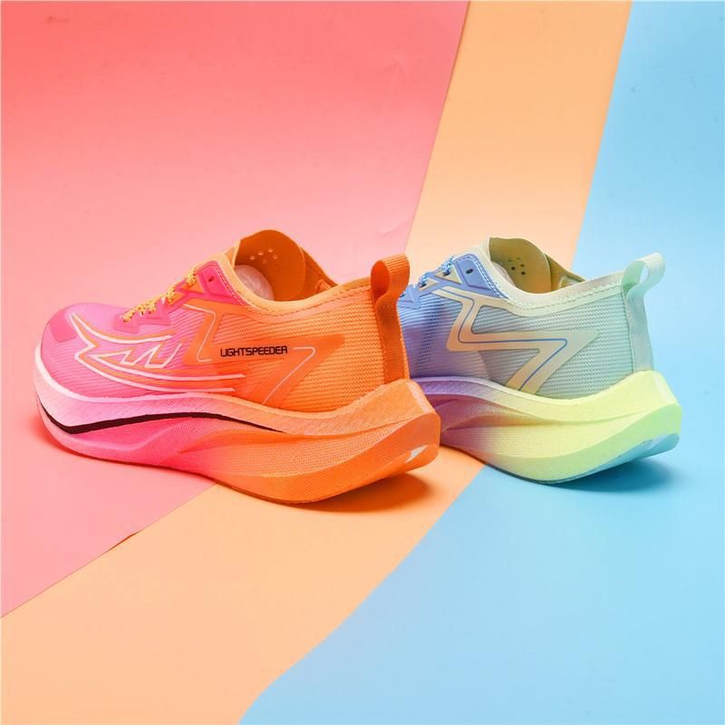 New Style PU Lightweight Runners Real Carbon QPZ006 Running Men's Women's Shoes UB Breathable Casual Sports_voghion.com