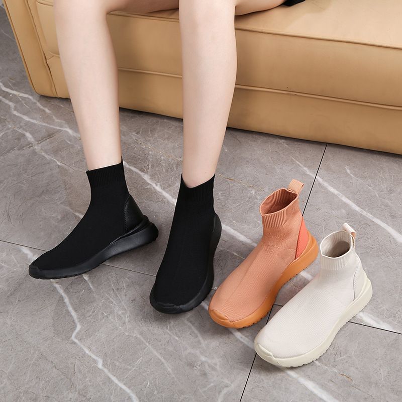 Spring Large Socks Mesh Breathable Casual Mom Lightweight Soft Bottom Middle Aged And Elderly Walking Shoes 887_voghion.com