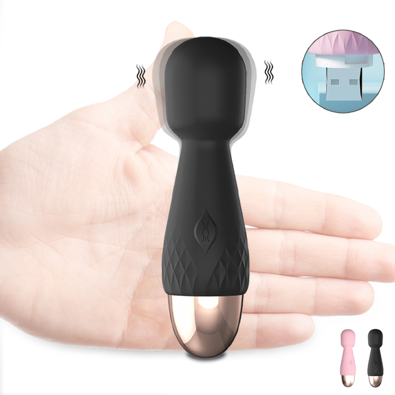 Mini vibratori con bacchetta magica per donne Stimolatore del clitoride AV Stick G Spot Massaggiatore Masturbatore femminile Sesso a_voghion.com