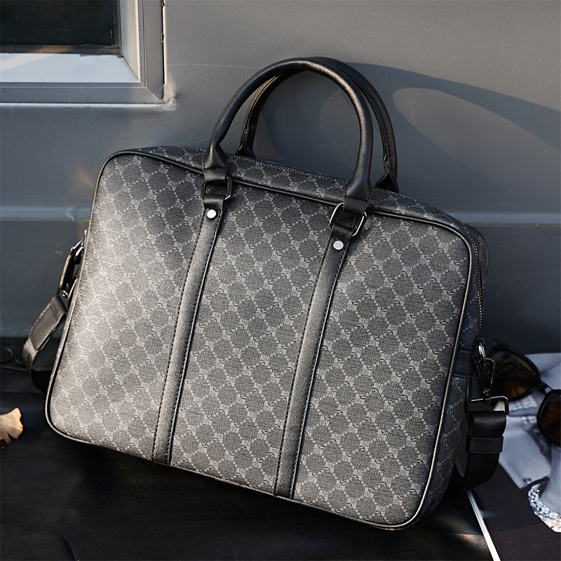 Laptop Bag Top-quality New Business Men's Document Briefcase Commuter Travel Handbag Men's Bag_voghion.com