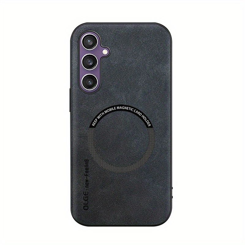 Luxury PU Leather Phone Case for S24 Ultra/S24+/S23Plus/S22/S21Fe/S20/Note10/Note20 Support Magnetic, Support Car Holder, Protective, High-Quality_voghion.com