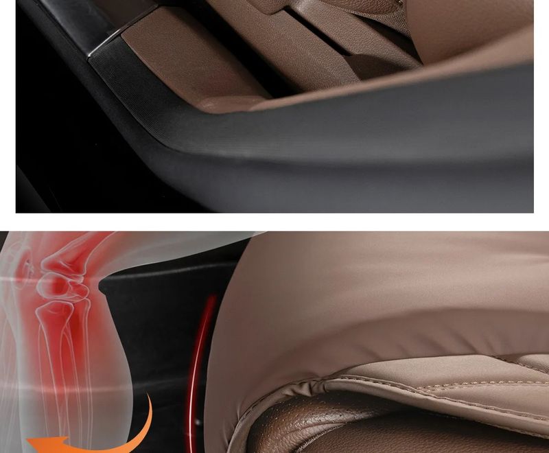 NAPPA Leder Kissen Auto Beine Unterstützung Erweiterung Weiche Abdeckung Für Xpeng /BYD/ Chery/Geely Sitz Schutz Pad_voghion.com