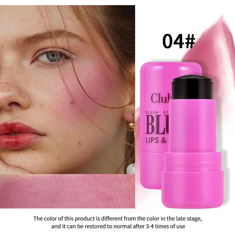 Clubday Beauty Hit Vierfarbiges Rouge Rouge Make-up Neues Produkt Matt Feuchtigkeitsspendend Q Elastic Jelly Blush Stick_voghion.com