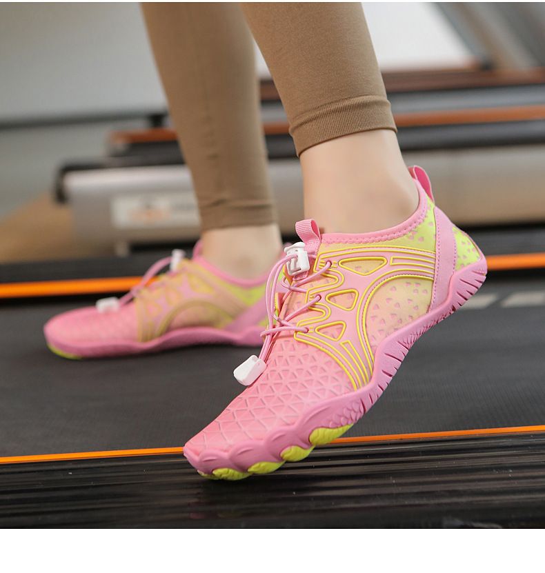 Yürüyüş, Arazi Koşusu ve Su Sporları İçin Nefes Alabilen, Hızlı Kuruyan Su Ayakkabıları - Hafif Kaymaz Taban ve Parmak Arası Ayırıcı - Unisex Tasarım_voghion.com