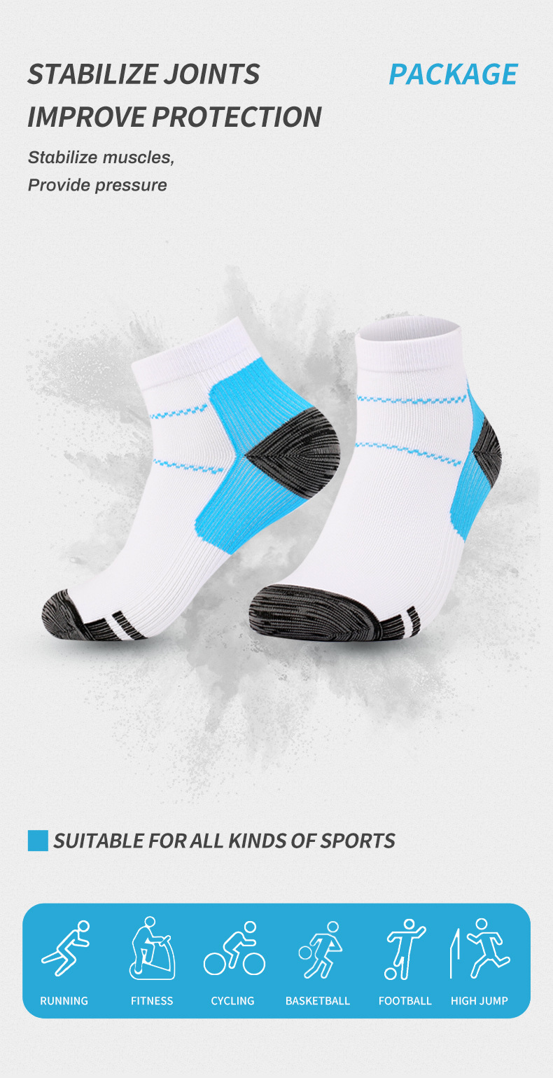 Socks Compression Socks Plantar Fascia Outdoor Sports Socks Elastic Compression Men's and Women's Compression Socks Factory Direct Sales_voghion.com