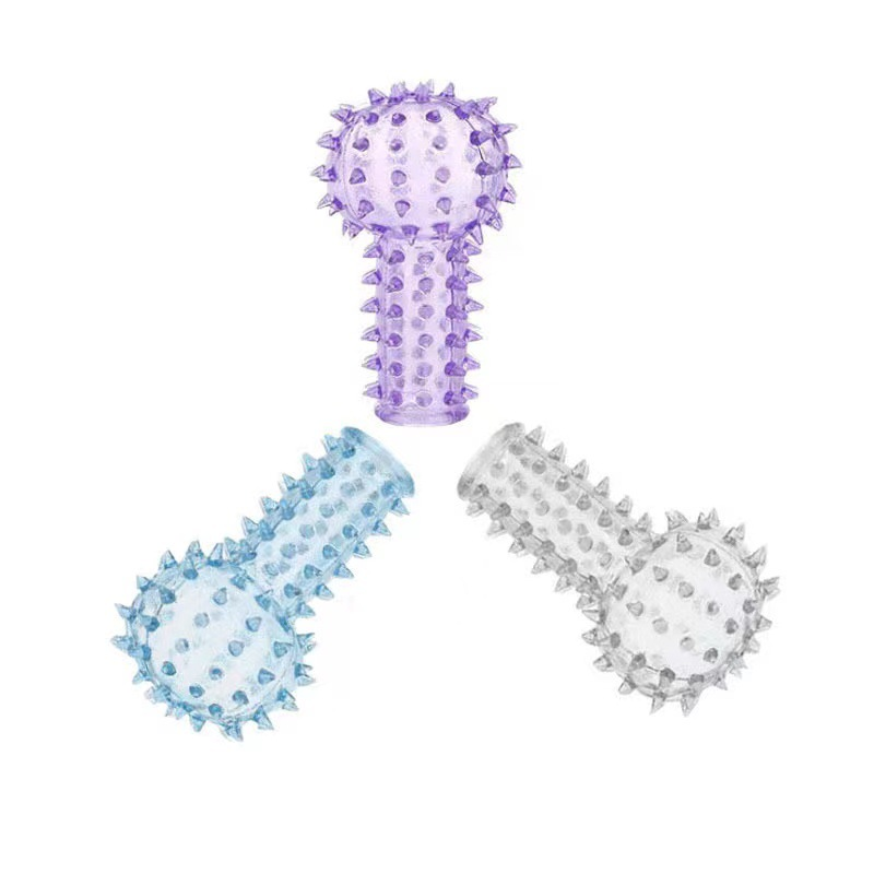 Männer Dornen Kristall Wolf Hosenträger Verzögerung Ring Finger Handschuhe Schmetterling Vibration Lock Samen Ring Erwachsene Sex Spielzeug SM_voghion.com