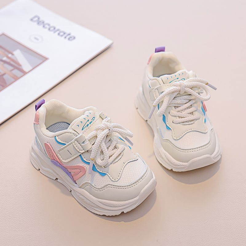 Children's Spring Autumn new student edition leather sports shoes suitable for small and medium-sized children_voghion.com