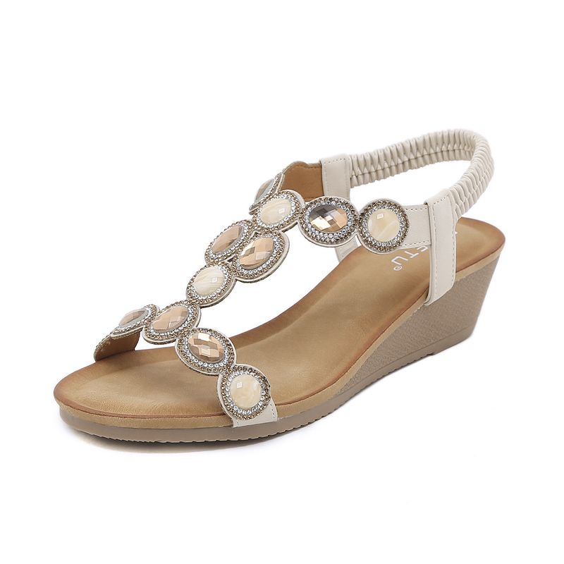 3217-2 Nuevas sandalias de tacón alto con diseño de diamante de agua Simia Storm Ethnic 2024_voghion.com