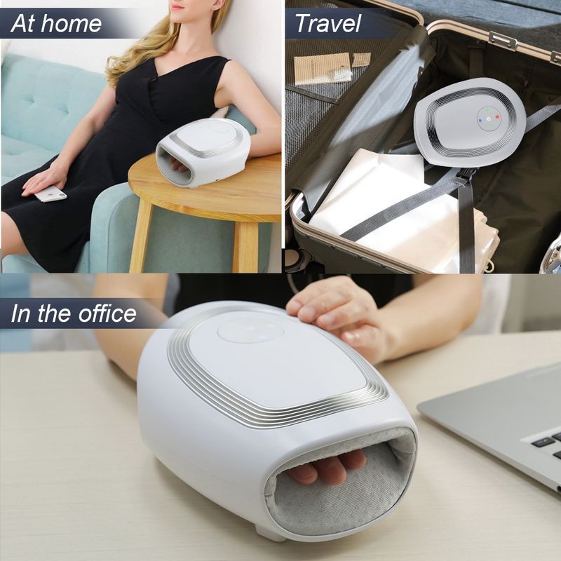 New hand electric multifunctional hot compress kneading palm and finger joint massager_voghion.com