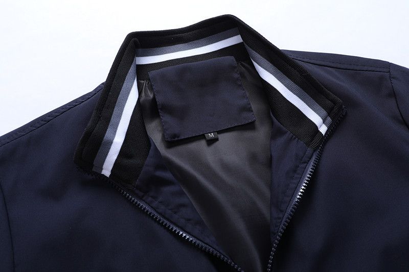 Spring And Autumn New Business Casual Jacket Zipper Trend Side Seam Pocket Youth Jacket Men_voghion.com