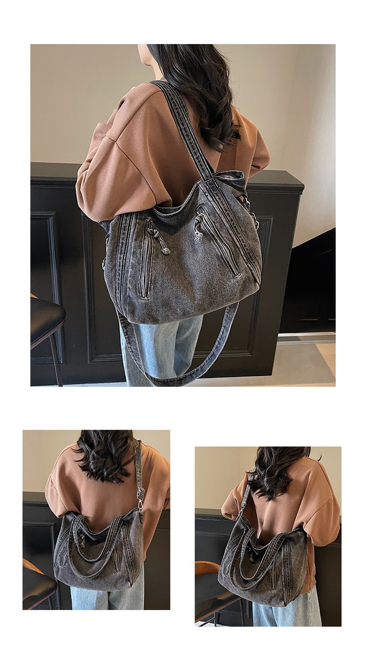 Elegante borsa a tracolla tinta unita - Borsa casual in morbida pelle per donna, versatile borsa a tracolla_voghion.com