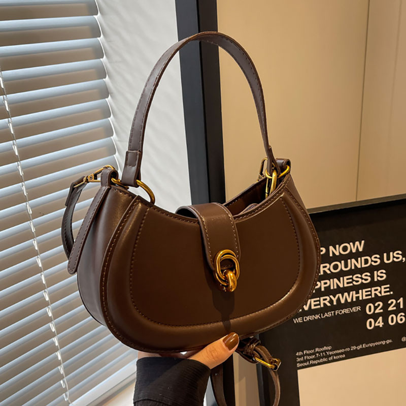 Design for Women 2024 New High Quality Crossbody Trendy and Versatile Solid Color Fashion Handheld Small Bag_voghion.com