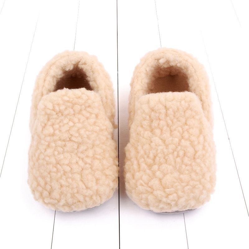 Scarpe da bambino autunno e inverno scarpe da bambino foderate in pile suola in gomma morbida antiscivolo scarpe da bambino scarpe di cotone scarpe da bambino all'ingrosso 2706_voghion.com