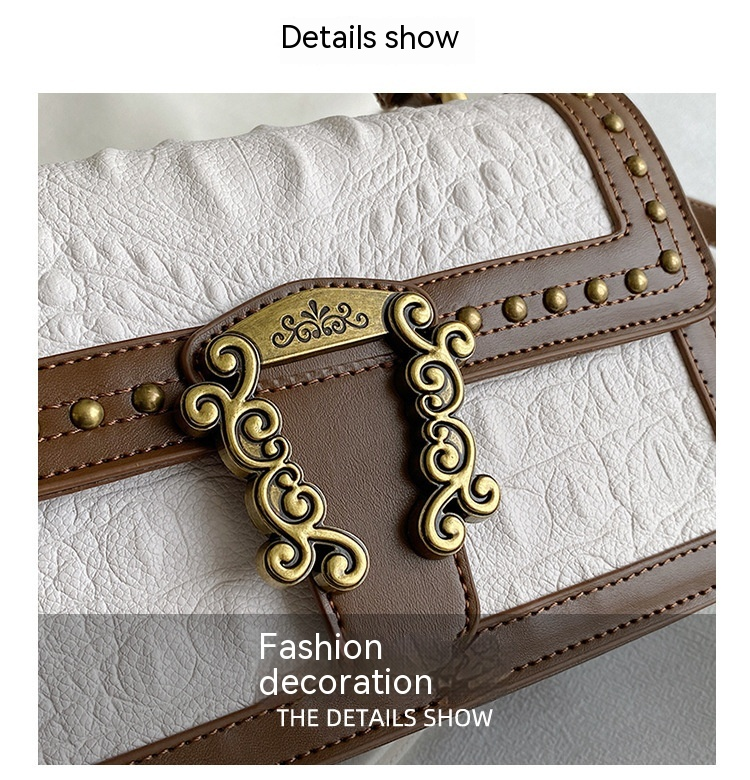 2023 neue heiße Verkaufs-Damentasche Retro Nische Eine Schultertasche Damen Vielseitige kleine quadratische Tasche Handheld Diagonal Straddle Bag_voghion.com