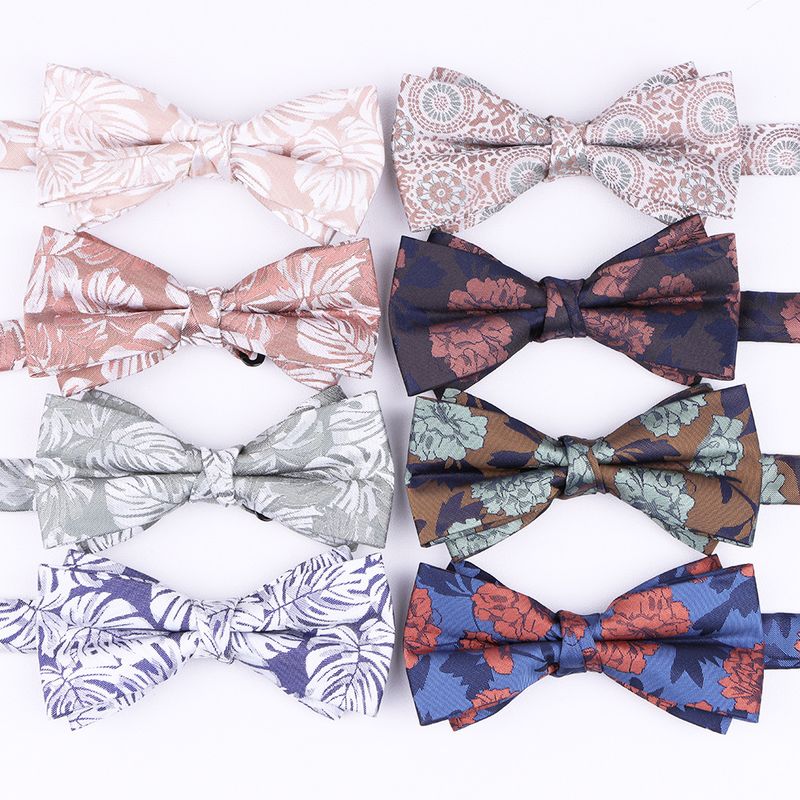 Papillon da sposo in poliestere per uomo, stile coreano retrò, formale, da lavoro, da banchetto, da sposo, da sposo, da uomo, accessori per colletto_voghion.com