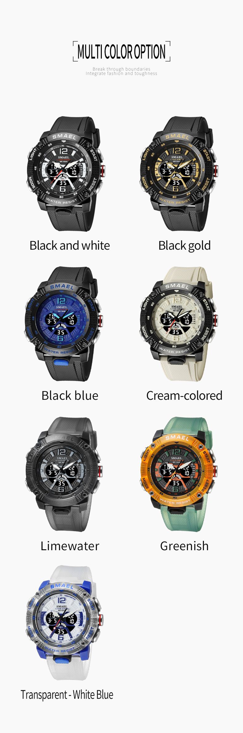 Digitale, analoge, wasserdichte Sportuhr für Herren mit LED-Hintergrundbeleuchtung, multifunktionale Outdoor-Armbanduhr für den Freizeit-, Business- und aktiven Lebensstil_voghion.com