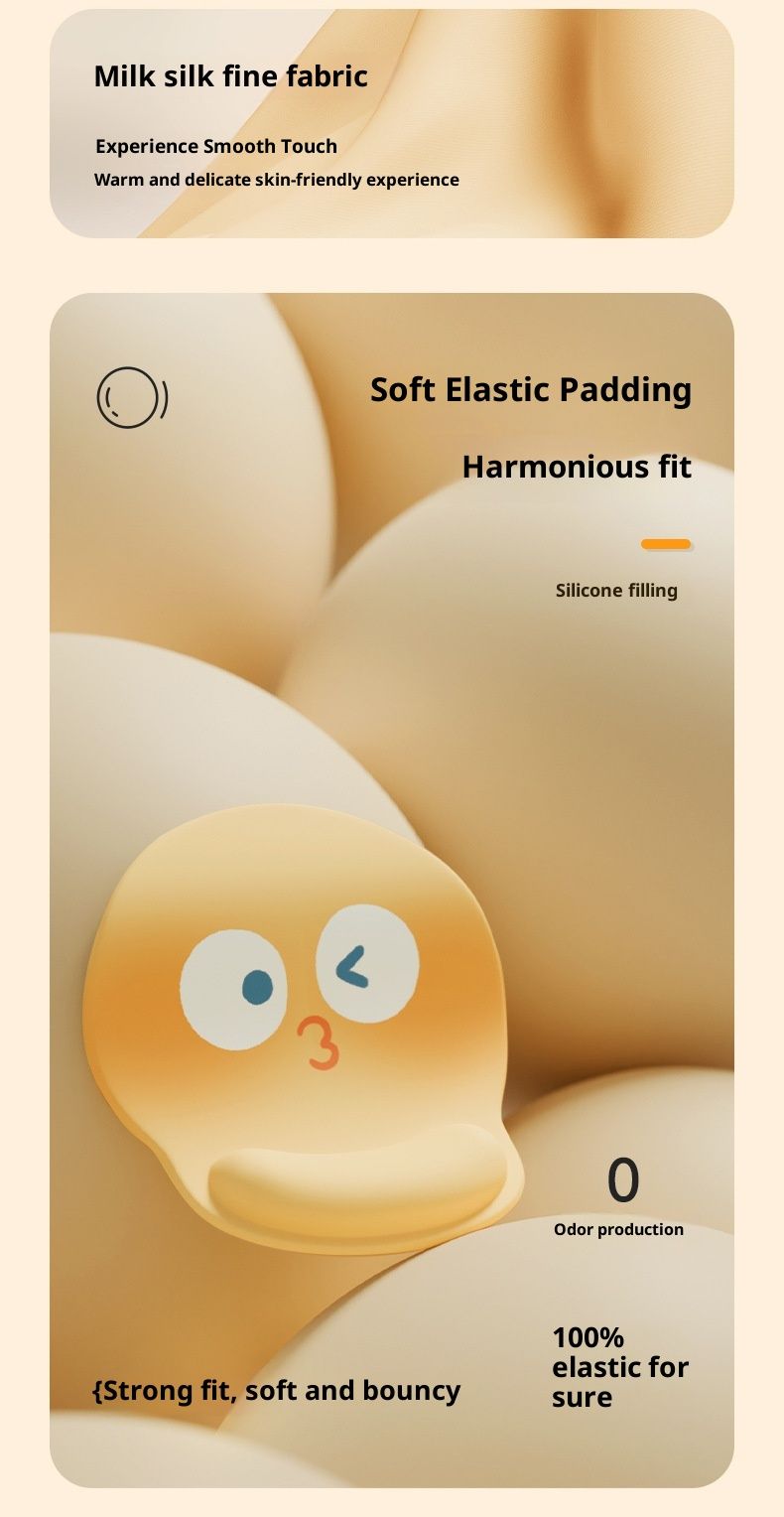 NeoGear NeoGear NeoGear Lustige Emoji Büro Computer Handgelenk Laptop Tastatur Handauflage Silikonpad Desktop_voghion.com