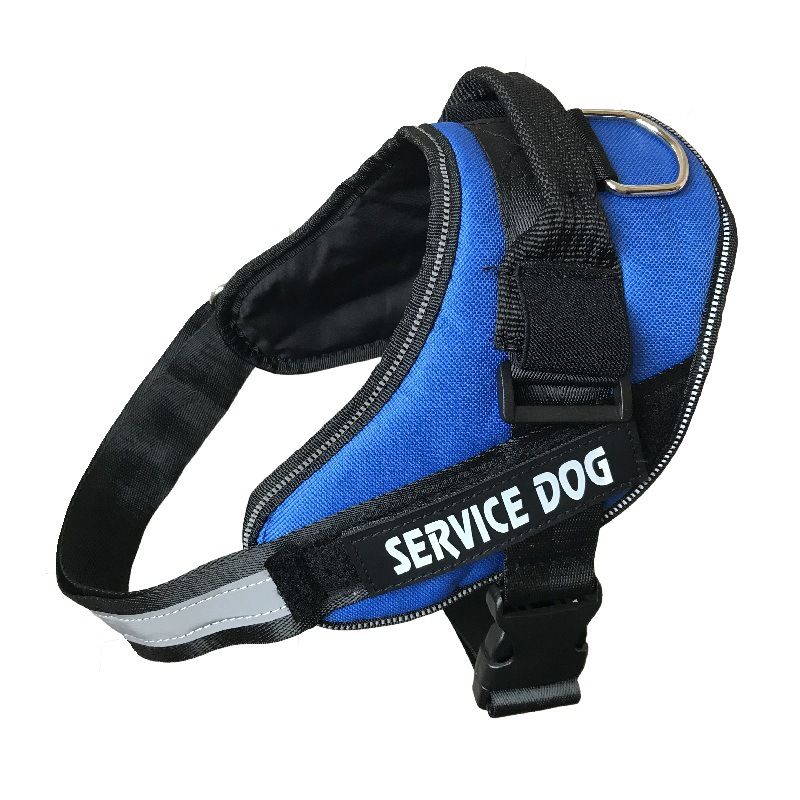 SERVICE DOG Pet For Large Dogs Golden Retriever K9 Dog Harness Walking Leash_voghion.com