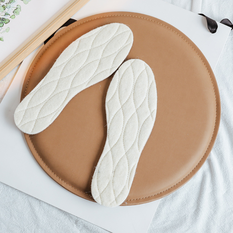 Winter Hot Selling Wool Plush Thickened Soft, Breathable, Cold Resistant and Warm Insoles_voghion.com