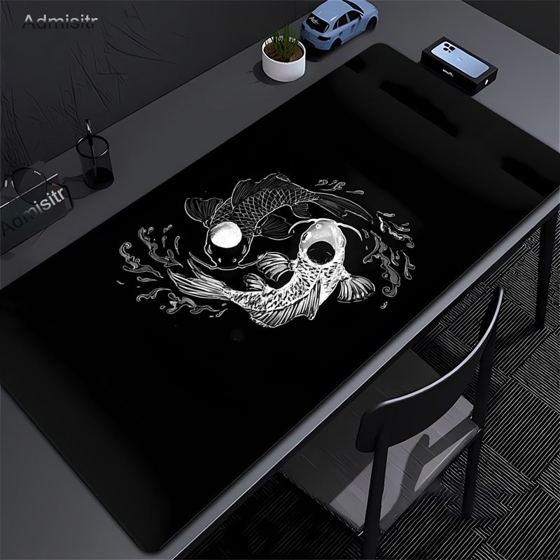Fish Anime Mouse Pad Pc Gaming Accessories PC Gamer Cartoon Deskmat Computer Rubber Desk Mat Laptop Keyboard Mousepad_voghion.com