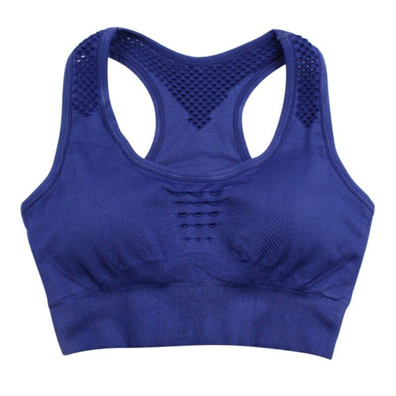 SUPERFLOWER Reggiseno Fiess da donna con scollo a U senza anello in acciaio Canottiera intima traspirante cava antiurto Taglie forti_voghion.com
