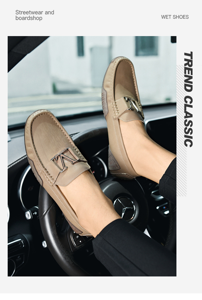 Fashion Men Casual Leather Shoes Luxury Italian Soft Men Loafers Handmade Moccasins Men Breathable Slip On Boat Shoes Plus Size_voghion.com