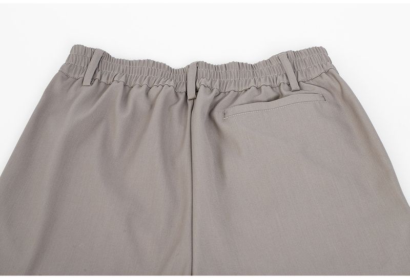 Deconstructed Tailored Trousers – Clean-Fit Micro Flare Pants With Seamless Stretch & Wrinkle Resistance_voghion.com