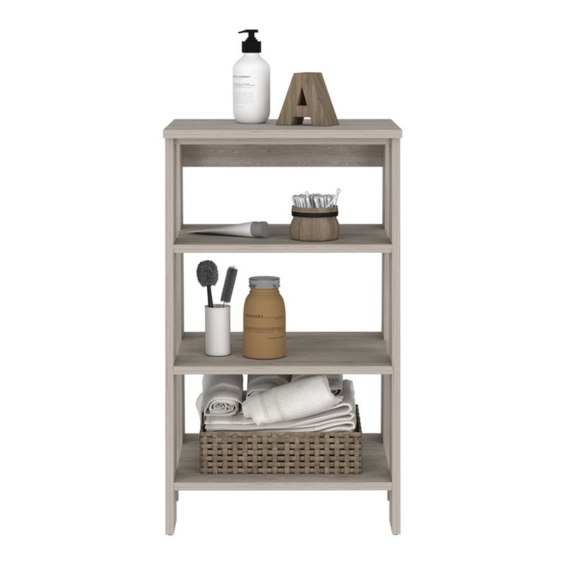St. Clair Linen Cabinet, Two Interior Shelves, Two Open Shelves, Single Door_voghion.com