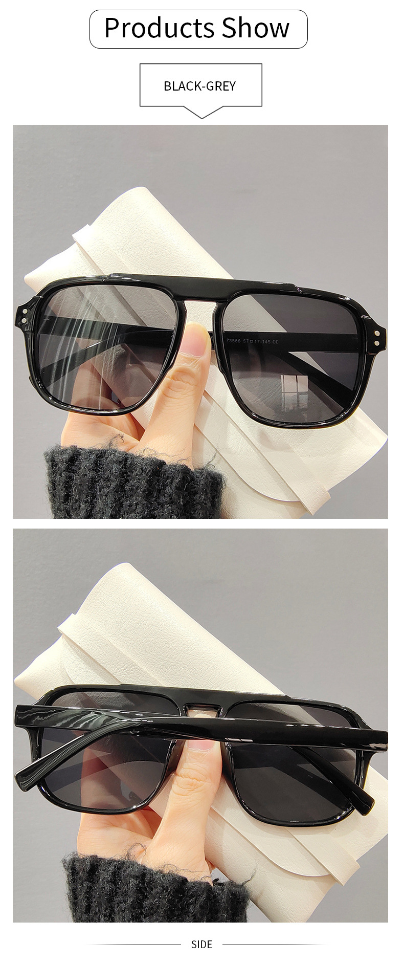 Unisex-Sonnenbrille, blendfrei, UV-Polarisator, Paar-Sonnenbrille_voghion.com