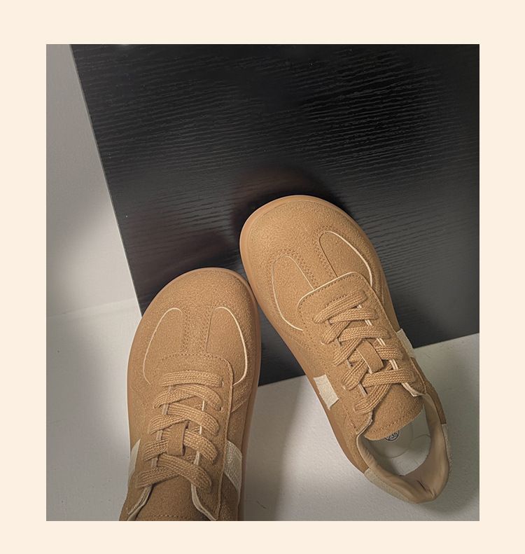 Shoes For Women Autumn Round Toe Versatile Women's Shoes Soft Soles Do Not Tire The Feet Niche Retro Flat Shoes_voghion.com