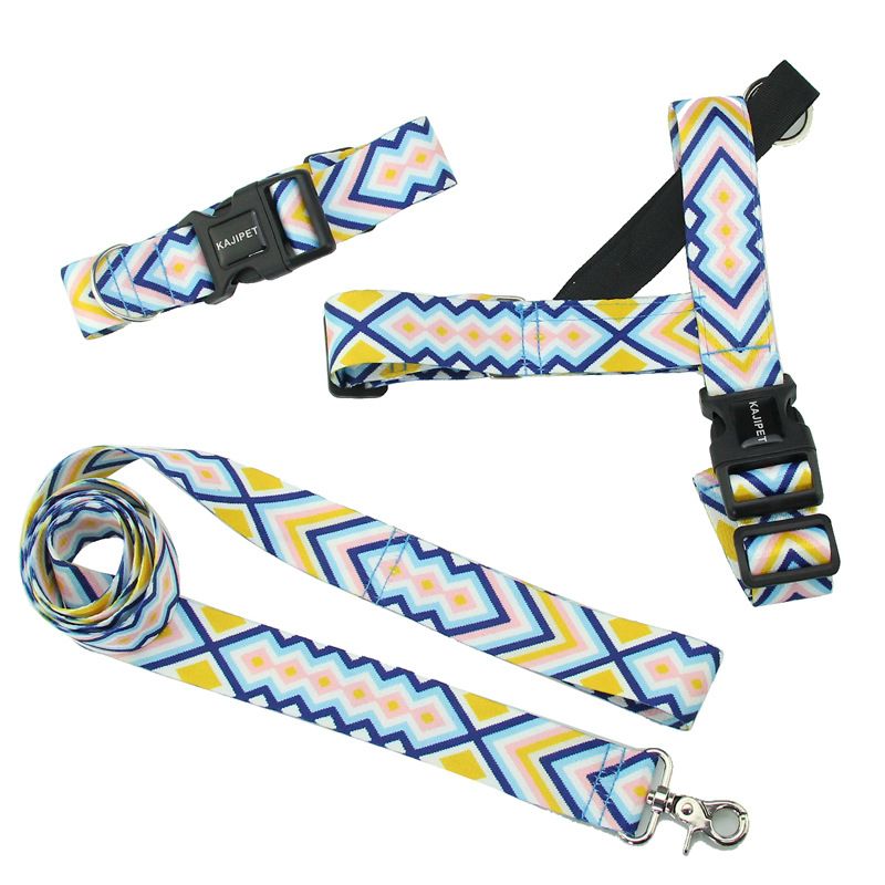 Geschirr für mittelgroße und große Hunde, Golden Retriever Labrador Weste Stil Hundeleine für Erwachsene_voghion.com