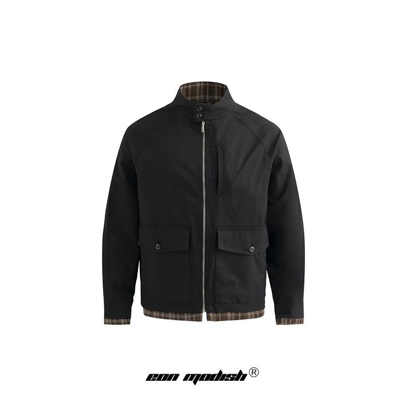 Eon Modish 2025, nuovo cappotto in stile americano con patchwork a quadri larghi_voghion.com