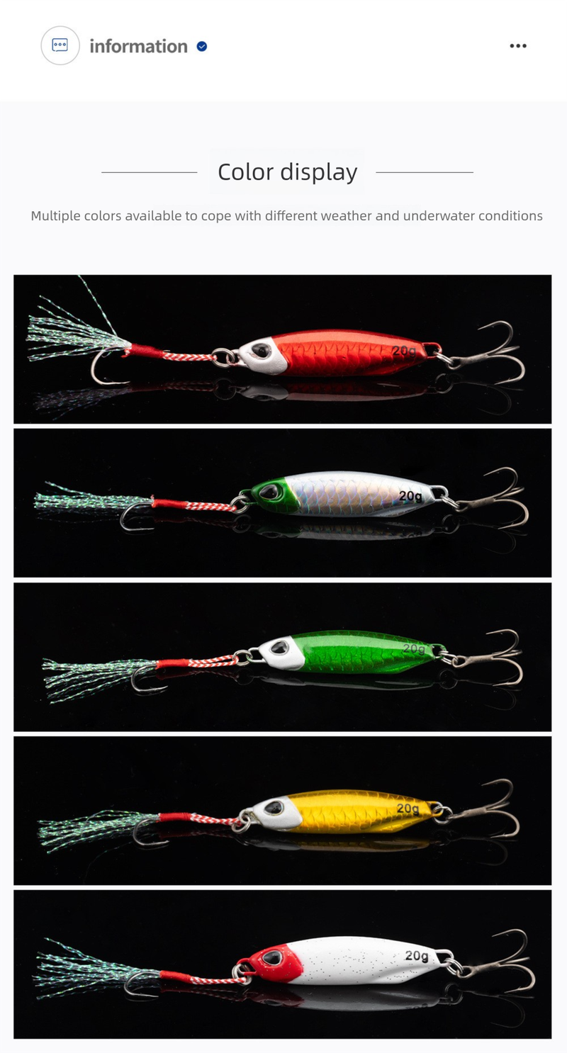 Shark Skimmer|Iron Long Casting Double Hook Iron Plate Lead Fish Lure Metal Slow Jigging Mackerel Sea Fishing Bait_voghion.com