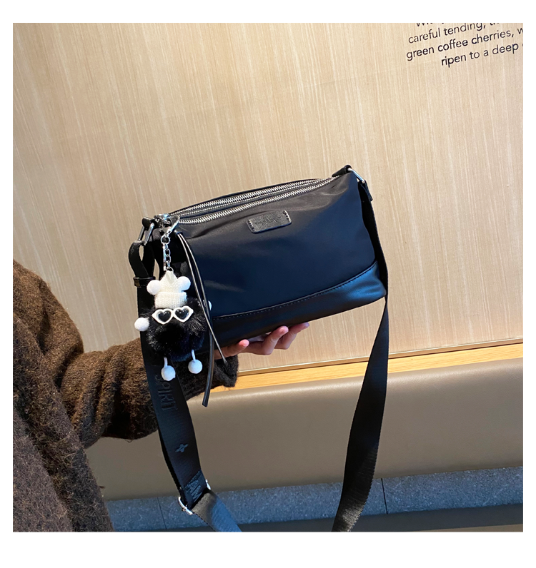 Fall And Winter Multi-Layer Crossbody Abrasion Resistant Waterproof Outdoor Women's Nylon Cloth Minimalist Korean-Style_voghion.com