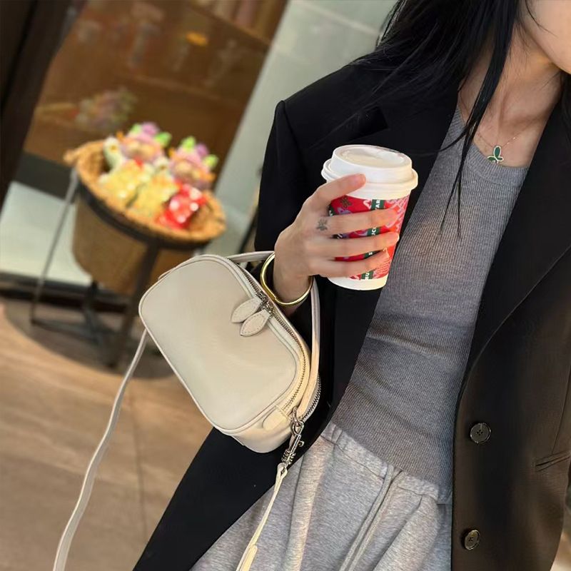 Fashion Small 2025 New Genuine Leather Women's Shoulder High-end Simple Crossbody Bag Handbag_voghion.com