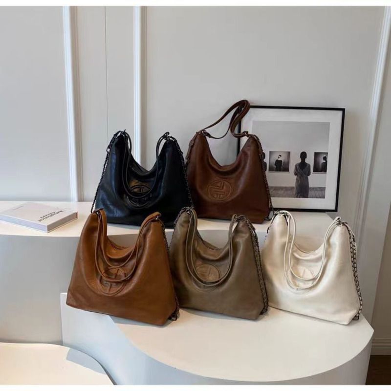 Women's Bag 2024 New Cool Trend Fashion Large Capacity Simple Commuting Shoulder Tote Bag_voghion.com