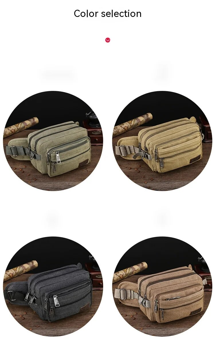 Neue Outdoor-Mode Sport Taille Tasche Multi-Use männer Atmungsaktive Leinwand Taille Tasche Radfahren Taktik männer Taille Tasche handy Tasche_voghion.com
