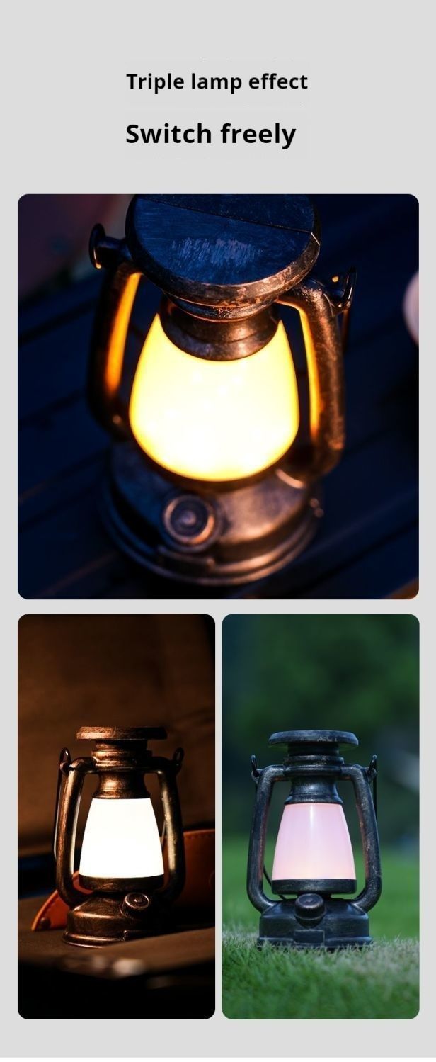 Camping solar ultra long endurance tent emergency camping lamp rechargeable lighting new model_voghion.com