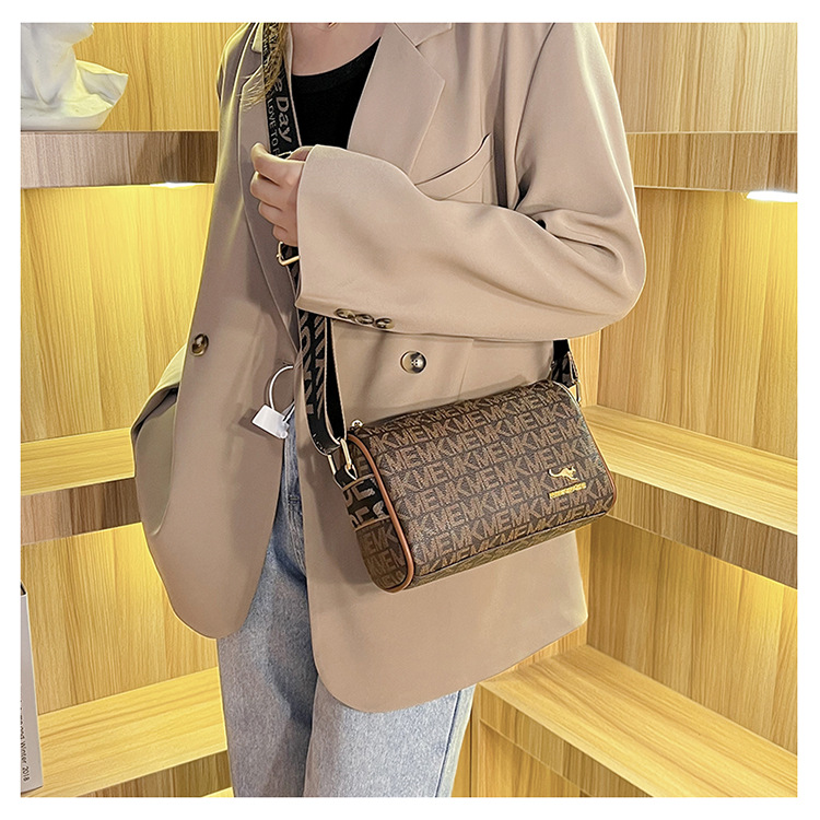 Bolsas femininas 2023 nova moda impressão boston sacos de alta qualidade grande capacidade travesseiro ombro saco do mensageiro_voghion.com