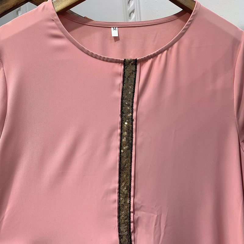 Women's clothing New Malaysian women's gown panels trimmed sequin dress Muslim abaya_voghion.com
