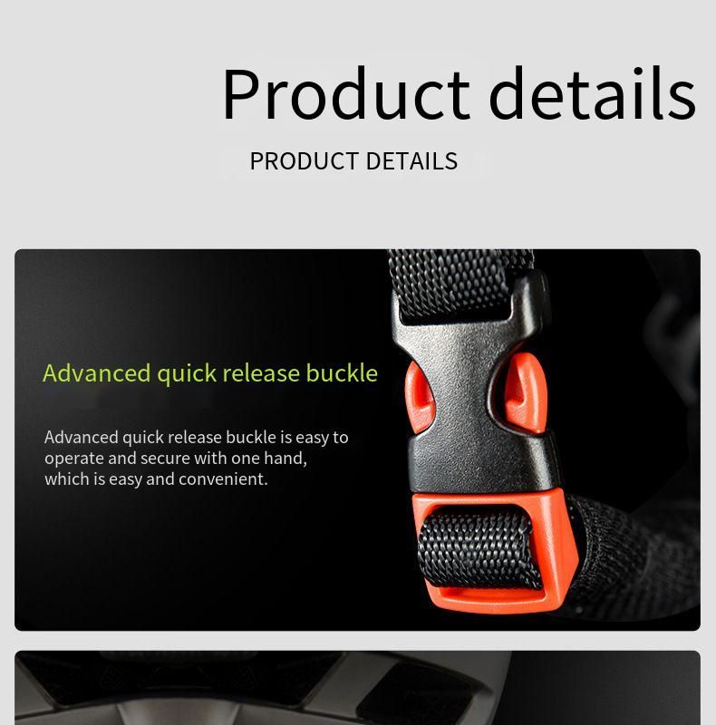 Casque de vélo moulé intégré avec pare-brise et éclairage magnétique_voghion.com