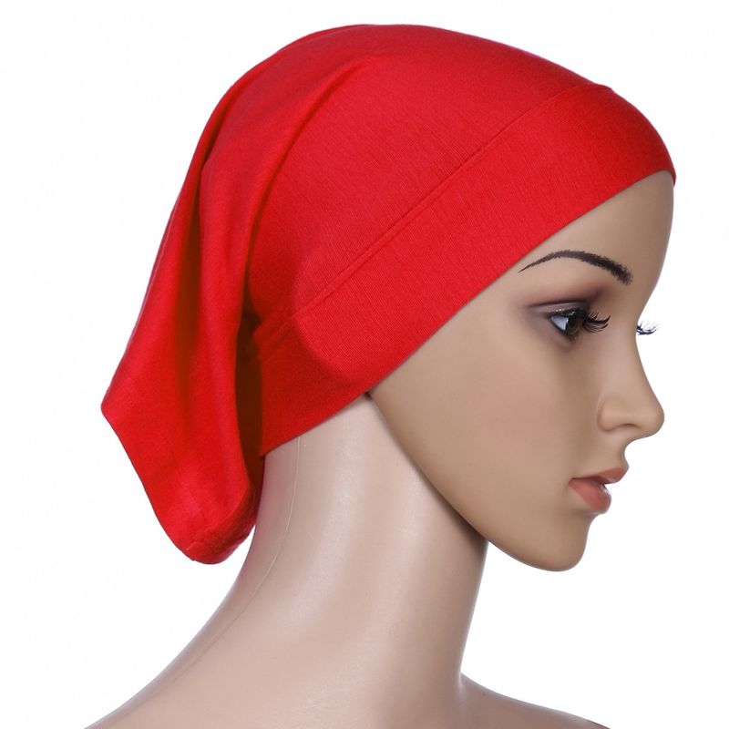 Unisex cap-skjerf dekket med mercerisert bomullsstoff_voghion.com