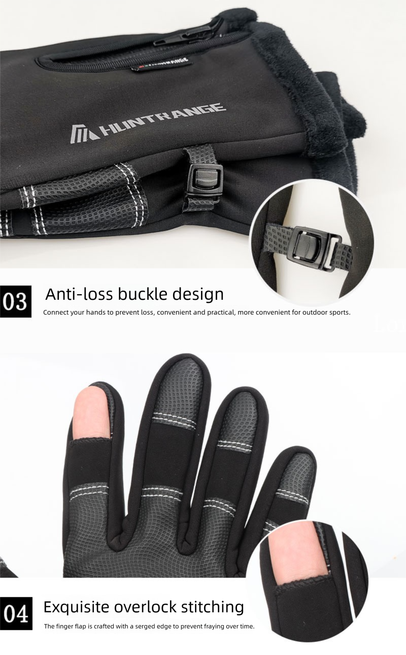 Guanti da ciclismo riscaldati elettrici USB per sport invernali all'aperto, sci, caldi, impermeabili e antiscivolo, touch screen_voghion.com